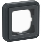 OPUS74 adapterdæksel med membran 1 modul IP44, antracit